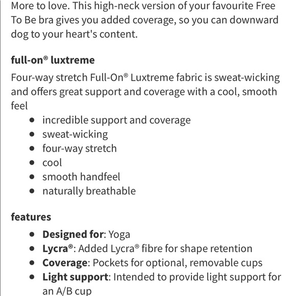 Lululemon Free To Be Bra High Neck - Picture 14 of 14